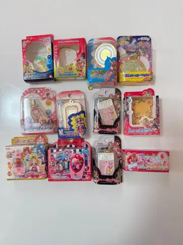 프리큐어 변신 다이캐스트 참 묶음 판매 가챠가챠