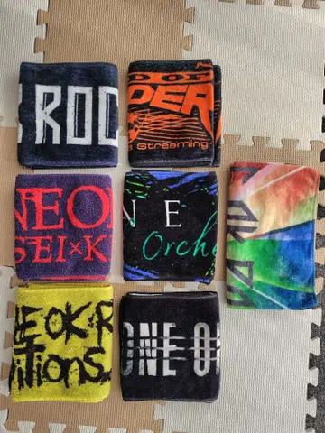ONE OK ROCK 투어 타월 7개 세트