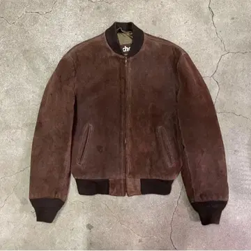 schott 스웨이드 봄버 자켓 40