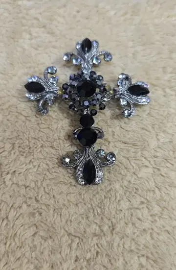 엘레강트 크로스 디자인 목걸이 빅 사이즈 2웨이 크로스 디자인