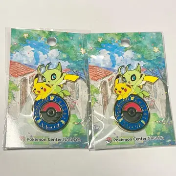 포켓몬 센터 나고야 로고 핀즈 나고야 2개 세트 미개봉