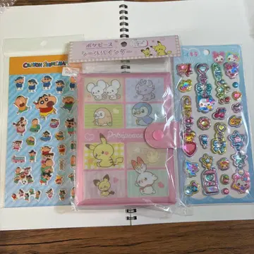 [ 미사용 새상품 ] 씰북 포켓피스 짱구는 못말려(크레용 신짱) 푸쿠키라