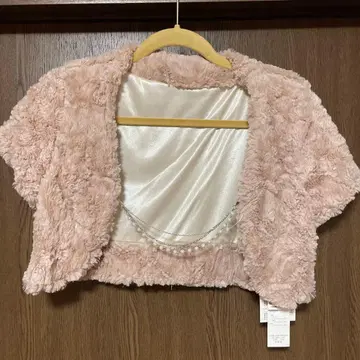 베이지 퍼 숄 11R