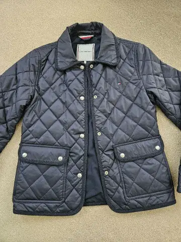 타미힐피거 퀼팅 자켓 네이비 S