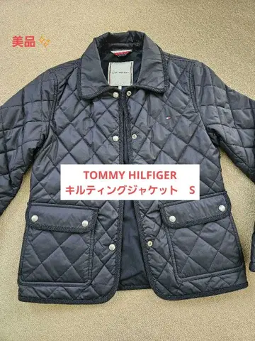 새상품급 타미힐피거 퀼팅 자켓 네이비 S 사이즈 샵 구매품