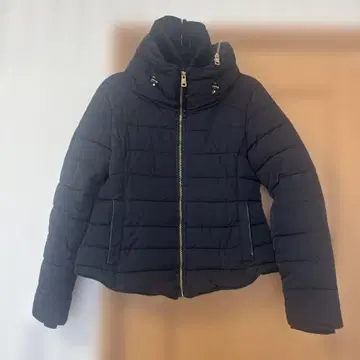 ZARA BASIC 숏 다운 네이비 사이즈 L