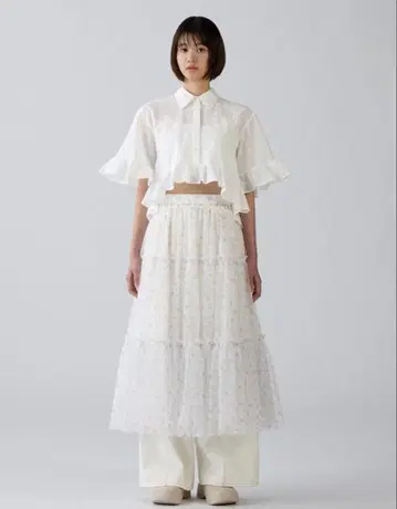 GU 샤샤 스커트 by rokh 화이트 3XL