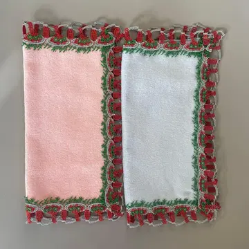 치카자와 레이스 손수건 나폴리탄