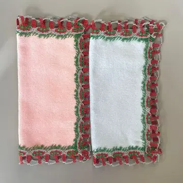 치카자와 레이스 손수건 나폴리탄