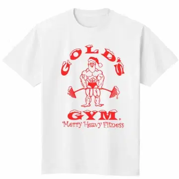 골드짐 크리스마스 티셔츠