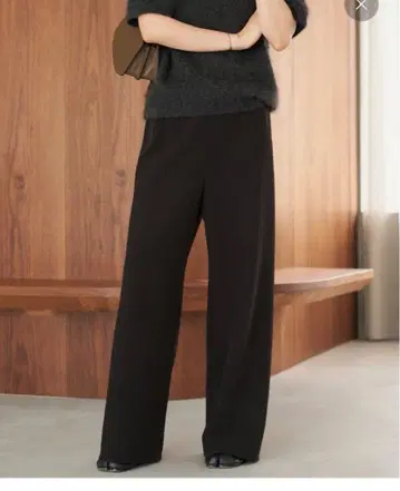 plage 플라주 바이어스 릴랙스 팬츠