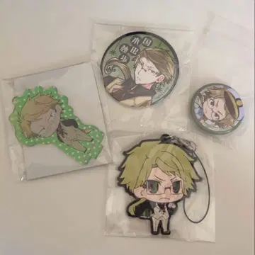 문호 스트레이독스 쿠니키다 돗포 캔뱃지 러버 스트랩 아크릴 스탠드