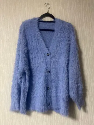 순순 같은 가디건 샤기 니트