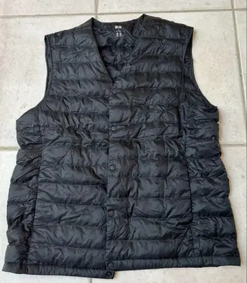 가을/겨울 UNIQLO 다운 베스트 XL 사이즈 블랙