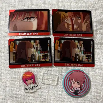 체인소 맨 마키마 메탈 카드 아크릴 스탠드 캔뱃지