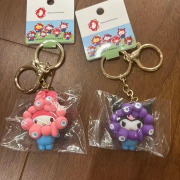 쿠로미 마이멜로디 미야쿠미야쿠 오사카 간사이 박람회 키링 파스텔 컬러