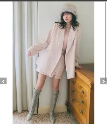 더블 브레스트 테일러드 자켓