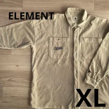 ELEMENT 엘리먼트 코듀로이 셔츠 베이지 계열 남성용 XL
