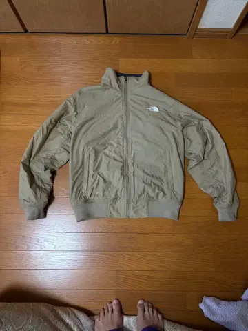 THE NORTH FACE 베이지 나일론 플리스 XL