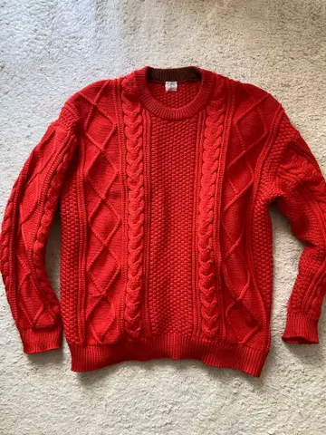 EDITICE 케이블 니트 스웨터 L 사이즈