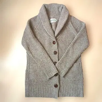 MIRROR of Shinzone 베이지 긴팔 가디건