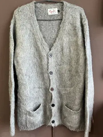 ojala 샤기 가디건 커트 코베인 타운크래프트 모헤어