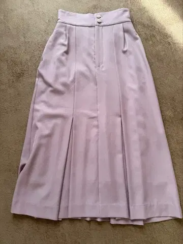 COHINA 연보라색 롱 스커트 숏 XS