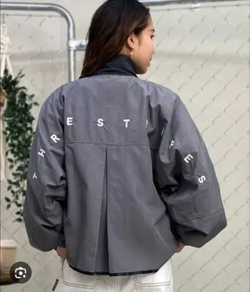 adidas/아디다스 자켓 나일론 자켓 그레이