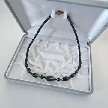 목걸이 블랙 스톤