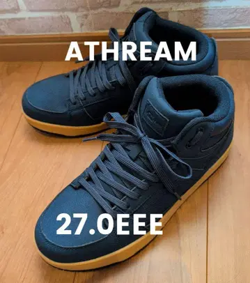 ATHREAM 27 EEE 와이드 사이즈 하이컷 스니커즈 아스림