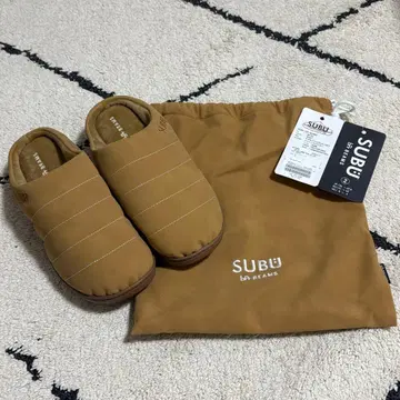 SUBU 슬립온 브라운 사이즈 2 수납 봉투 포함