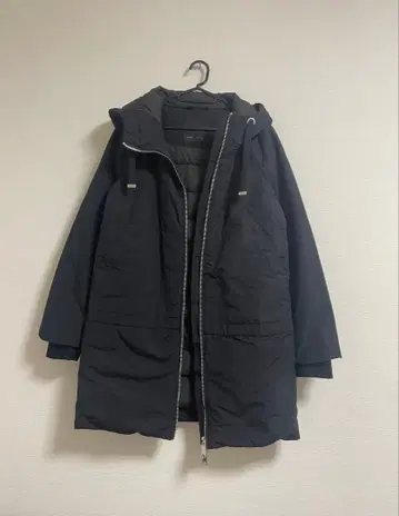 ZARA 충전솜 롱 코트 S