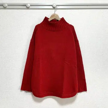 [ 미사용 새상품 ] LOWRYS FARM(로리즈팜) 하이넥 컬러 니트