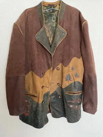 유로 빈티지 치로리안 자켓 더블 브레스트