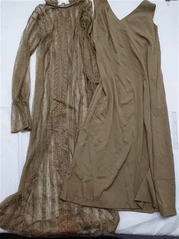 러그 문 레이스 세트 원피스 베이지 계열 M 사이즈 여성용