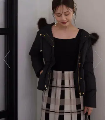 프로포션 바디 드레싱 허리 마크 숏 다운