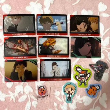 체인소 맨 메탈 카드 아크릴 스탠드 스티커