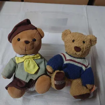 테디베어 외, 곰 봉제 인형. 사이즈 약 20cm