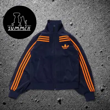 70s adidas 오리지널 레어 xl 벨로아 트랙 탑 네이비 /XL