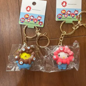 키티 폼폼푸딩 미야쿠미야쿠 오사카 간사이 박람회 키링