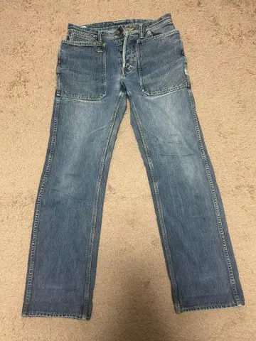 sasafras 폴 리프 데님 팬츠