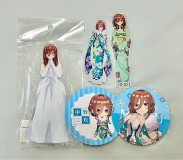 5등분의 신부 나카노 미쿠 아크릴 스탠드 코스터 세트