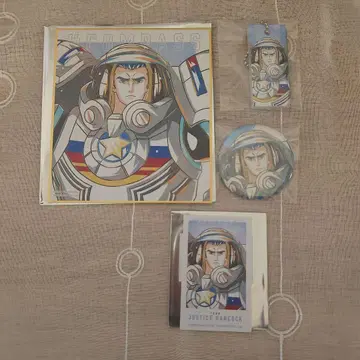 나침반 Ani-Art 폴라로이드풍 카드 아크릴 키링 캔뱃지 저스티스