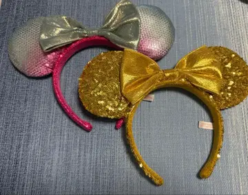 디즈니 머리띠 스팽글 2개