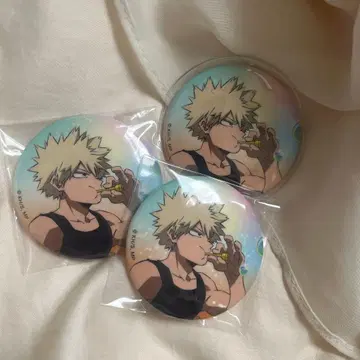 바쿠고 카츠키 캔뱃지 3개 세트