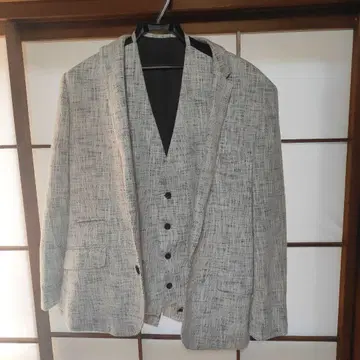 HIGH STREET 테일러드 자켓과 베스트 화이트