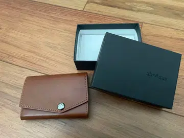 아브라사스 작은 지갑 부테로 레더 에디션 카멜