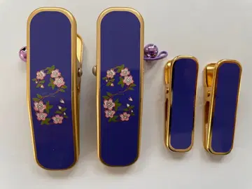 기모노 클립 카라 고정 대소 4개 세트