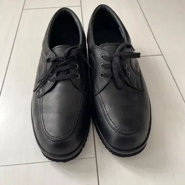 HushPuppies 허시파피 가죽 신발 23.5cmEEEE 블랙