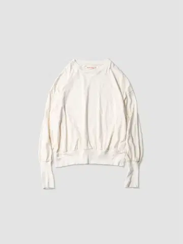 barbell object / bo top (loose) -ECRU